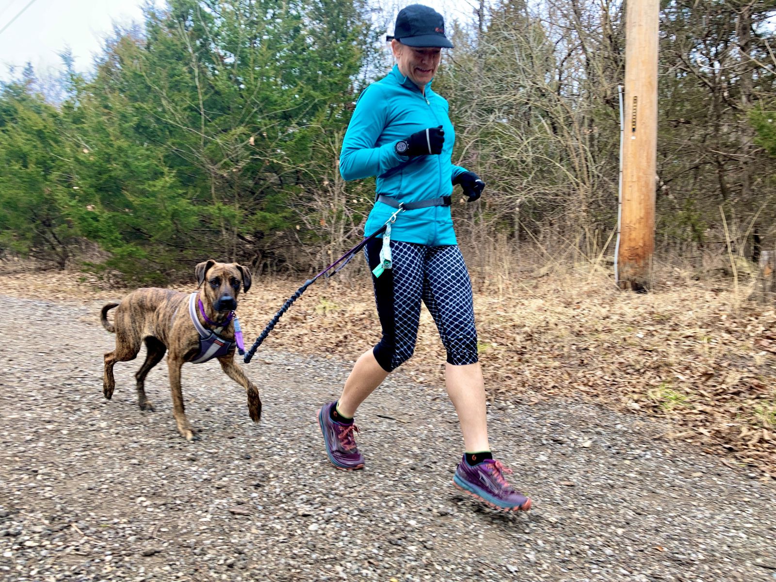 Shari Hicks adopted her dog Mags from an animal shelter in Ottawa. Mags has become a great running companion.