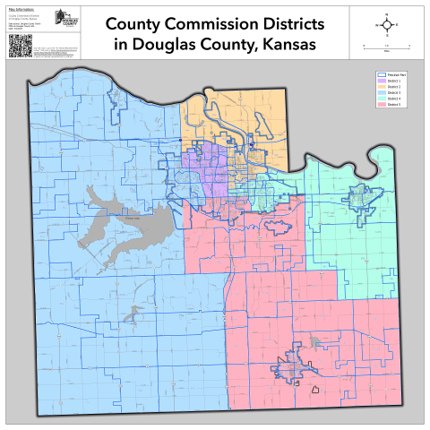 County Commission Districts Map