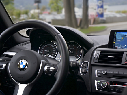 Car dashboard - BMW