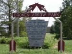 Broken Arrow Park Sign